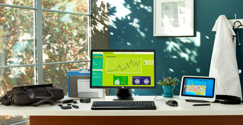 HP HDMI naar VGA adapter, 0,045 m, HDMI, VGA (D-Sub), Mannelijk, Vrouwelijk, Zwart