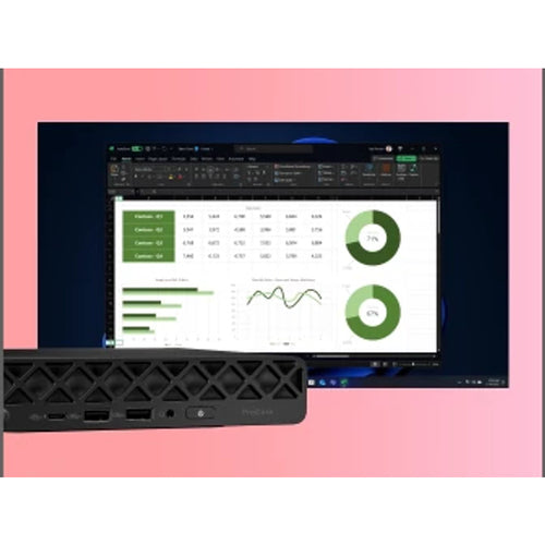 HP ProDesk 4 Mini G1i AI, Intel Core Ultra 5, 235T, 16 GB, DDR5-SDRAM, 512 GB, Windows 11 Pro