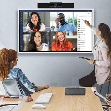 Video Conferrentie set Polycom + Samsung scherm + Rolstandaard