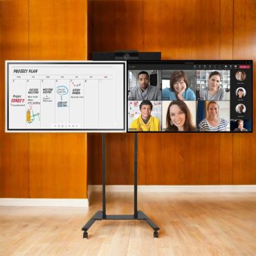 Video Conferrentie set Polycom + Samsung scherm + Rolstandaard