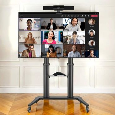 Video Conferrentie set Polycom + Samsung scherm + Rolstandaard