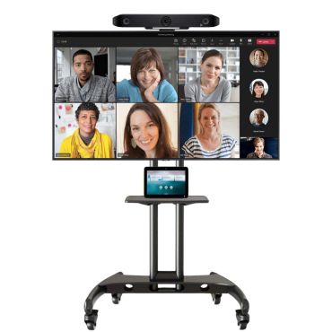 Video Conferrentie set Polycom + Samsung scherm + Rolstandaard