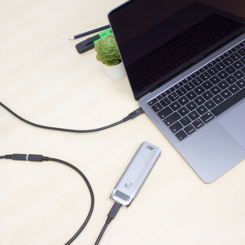 ACT USB 3.0 verlengkabel, USB-C, 2 meter, 2 m, USB C, USB C, USB 3.2 Gen 1 (3.1 Gen 1), 5 Gbit/s, Zwart