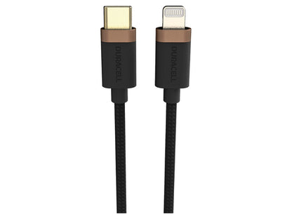 Duracell USB9022A, Zwart, Apple iPhone 5, 5C, 5S, iPad 4, iPad Mini, iPod Nano 7G, iPad Touch 5G, 85 g, 5 mm, 5 mm, 2000 mm
