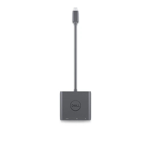 DELL adapter USB-C naar HDMI/DP met Power Pass-Through, Bedraad, USB 3.2 Gen 2 (3.1 Gen 2) Type-C, Zwart, 3840 x 2160 Pixels, Dell, 3840 x 2160 Pixels