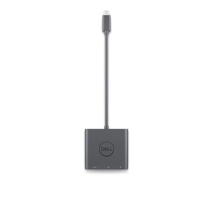 DELL adapter USB-C naar HDMI/DP met Power Pass-Through, Bedraad, USB 3.2 Gen 2 (3.1 Gen 2) Type-C, Zwart, 3840 x 2160 Pixels, Dell, 3840 x 2160 Pixels