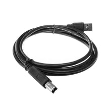 ACT USB 2.0 A male - USB B male 1,80 m, 1,8 m, USB B, USB A, USB 2.0, Mannelijk/Mannelijk, Zwart