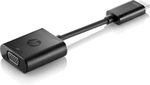 HP HDMI naar VGA adapter, 0,045 m, HDMI, VGA (D-Sub), Mannelijk, Vrouwelijk, Zwart