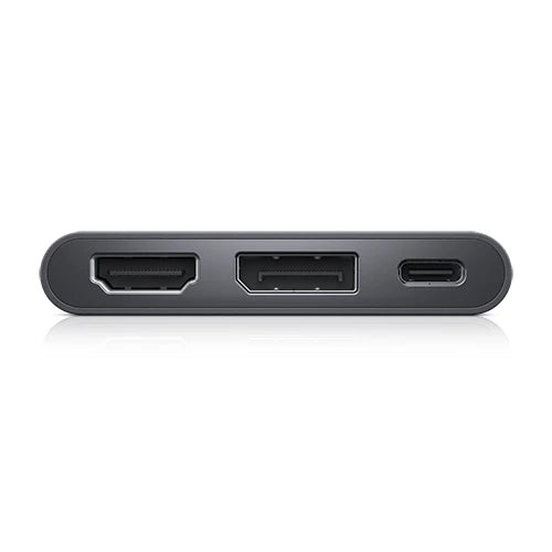 DELL adapter USB-C naar HDMI/DP met Power Pass-Through, Bedraad, USB 3.2 Gen 2 (3.1 Gen 2) Type-C, Zwart, 3840 x 2160 Pixels, Dell, 3840 x 2160 Pixels