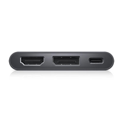 DELL adapter USB-C naar HDMI/DP met Power Pass-Through, Bedraad, USB 3.2 Gen 2 (3.1 Gen 2) Type-C, Zwart, 3840 x 2160 Pixels, Dell, 3840 x 2160 Pixels