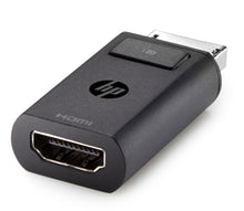 HP DisplayPort naar HDMI 1.4 adapter, DisplayPort, HDMI, Mannelijk, Vrouwelijk, Koper, Zwart