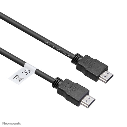 Neomounts HDMI3MM HDMI kabel - 1 meter, Zwart, Kunststof, 60 g, 250 mm, 3 mm, 300 mm