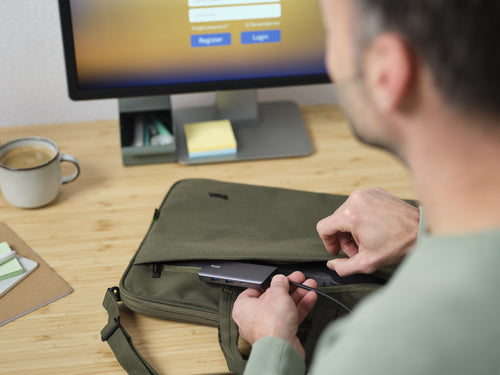 Trust Dalyx, USB Type-C, USB 2.0, 1000 Mbit/s, 60 Hz, 3840 x 2160 Pixels, Zilver