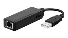 D-Link DUB-E100, Bedraad, USB, Ethernet, 100 Mbit/s, Zwart