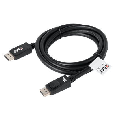 CLUB3D DisplayPort 1.4 HBR3 Cable 2meter M/M 8K60Hz - 1920x1080 pixels met 144hz, 2 m, DisplayPort, DisplayPort, Mannelijk, Mannelijk, 7680 x 4320 Pixels