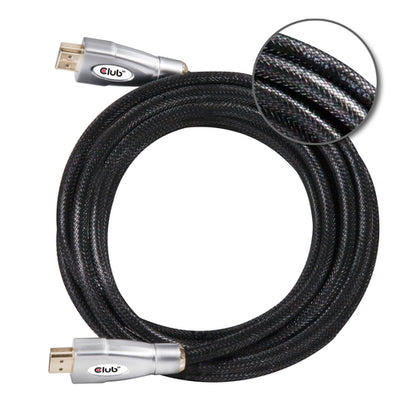 CLUB3D HDMI 2.0 4K60Hz UHD Cable 5m, 5 m, HDMI Type A (Standaard), HDMI Type A (Standaard), 3D, 18 Gbit/s, Zwart