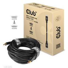 CLUB3D HDMI 2.0 4K60Hz RedMere Kabel 10 meter, 10 m, HDMI Type A (Standaard), HDMI Type A (Standaard), 3D, 18 Gbit/s, Zwart