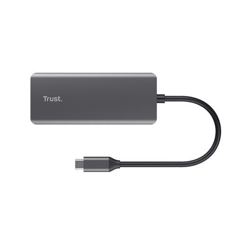 Trust Dalyx, USB Type-C, USB 2.0, 1000 Mbit/s, 60 Hz, 3840 x 2160 Pixels, Zilver