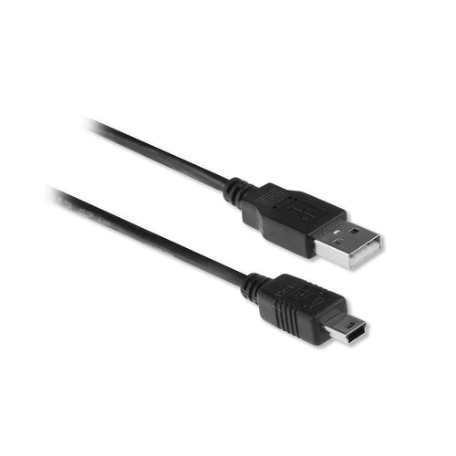 ACT USB 2.0 aansluitkabel A male - mini B male 1,8 meter, 1,8 m, USB A, Mini-USB B, USB 2.0, 0,48 Gbit/s, Zwart