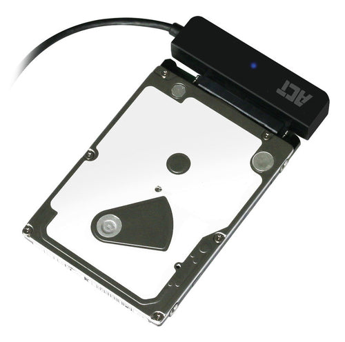 ACT USB adapterkabel naar 2,5" SATA HDD/SSD, SATA, USB Type-A, 0,15 m, Zwart