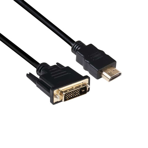 CLUB3D DVI to HDMI 1.4 Cable M/M 2 meter Bidirectional, DVI Dual Link, HDMI 1.4, 2 m, Zwart