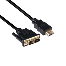 CLUB3D DVI to HDMI 1.4 Cable M/M 2 meter Bidirectional, DVI Dual Link, HDMI 1.4, 2 m, Zwart