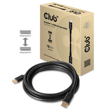 CLUB3D DisplayPort 1.4 HBR3 8K Kabel M/M 4meter, 4 m, DisplayPort, DisplayPort, Mannelijk, Mannelijk, 7680 x 4320 Pixels