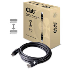 CLUB3D DisplayPort 1.4 HBR3 8K Kabel Male/Male 3 meter, 3 m, DisplayPort, DisplayPort, Mannelijk, Mannelijk, 7680 x 4320 Pixels