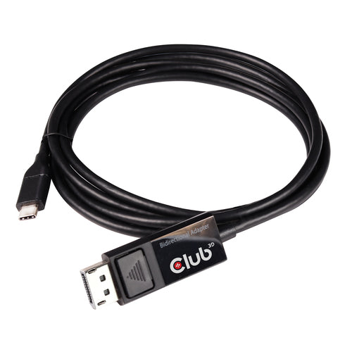 CLUB3D USB Type C Cable naar DP 1.4 8K60Hz M/M 1.8m, USB C, Displayport 1.4, 1,8 m, Zwart