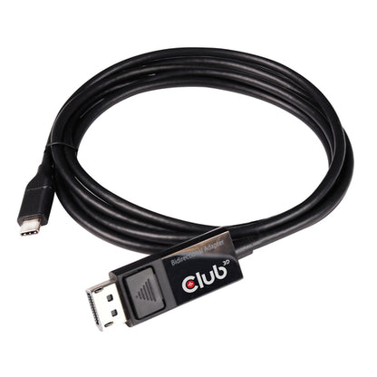 CLUB3D USB Type C Cable naar DP 1.4 8K60Hz M/M 1.8m, USB C, Displayport 1.4, 1,8 m, Zwart