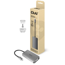 CLUB3D USB3.2 Gen1 Type-C to Dual Link DVI-D HDCP AAN versie Actieve Adapter M/V, USB C, DVI-D Dual link, Grijs