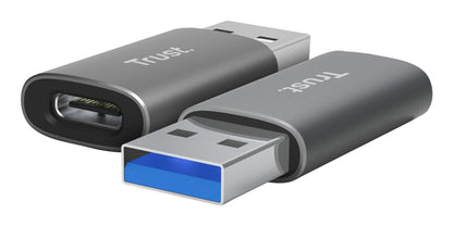 Trust Calyx, USB Type-C, USB Type-A, Grijs