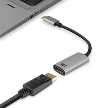 ACT USB-C naar DisplayPort adapter, 0,15 m, USB Type-C, DisplayPort, Mannelijk, Vrouwelijk, Recht