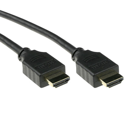 ACT 2 meter HDMI High Speed premium certified kabel v2.0 HDMI-A male - HDMI-A male, 2 m, HDMI Type A (Standaard), HDMI Type A (Standaard), 18 Gbit/s, Audio Return Channel (ARC), Zwart