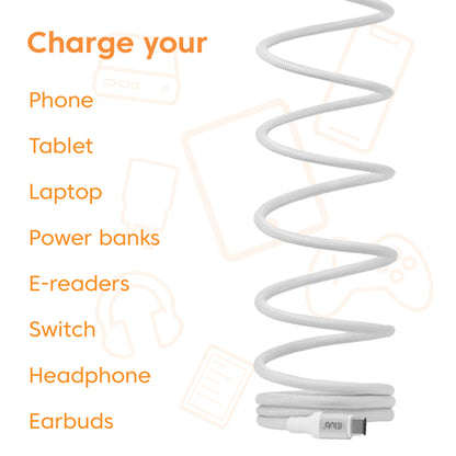 CLUB3D CLUB 3D USB-C Magnetic-Coil kabel Wit, USB C, USB C