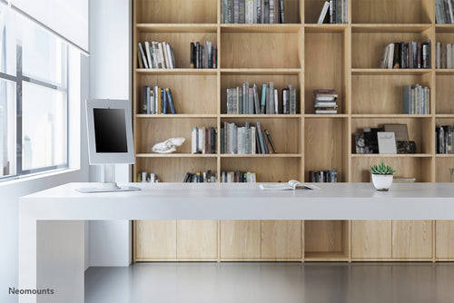 Neomounts DS15-650WH1 Tablet standaard bureau 9.7-11" - vergrendelbaar, 27,9 cm (11"), 24,6 cm (9.7"), Wit, Staal, 0 - 75Â°, 90Â°