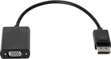 HP DisplayPort-naar-VGA adapter, 0,2 m, DisplayPort, VGA (D-Sub), Mannelijk, Vrouwelijk, Koper