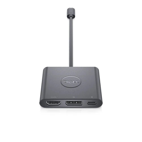 DELL adapter USB-C naar HDMI/DP met Power Pass-Through, Bedraad, USB 3.2 Gen 2 (3.1 Gen 2) Type-C, Zwart, 3840 x 2160 Pixels, Dell, 3840 x 2160 Pixels