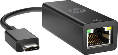 HP USB-C naar RJ45 adapter G2, Bedraad, USB Type-C, Zwart, Thuis, Windows 10, Windows 11, ChromeOS
