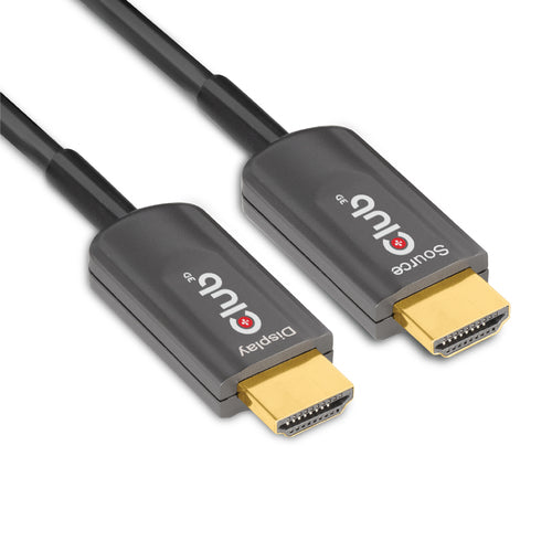 CLUB3D Ultra High Speed ââHDMI 2.1â¢ gecertificeerde AOC-kabel 4K120Hz/8K60Hz Unidirectioneel M/M 15m, 15 m, HDMI Type A (Standaard), HDMI Type A (Standaard), Audio Return Channel (ARC), Zwart