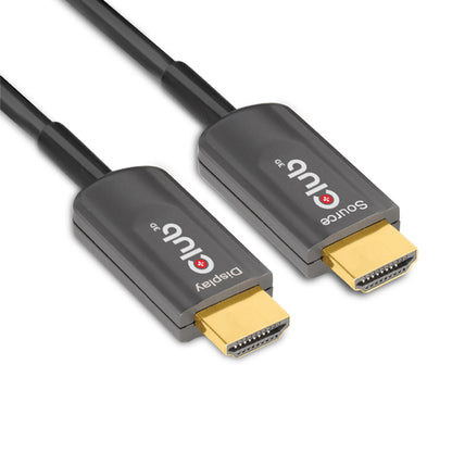 CLUB3D Ultra High Speed ââHDMI 2.1â¢ gecertificeerde AOC-kabel 4K120Hz/8K60Hz Unidirectioneel M/M 15m, 15 m, HDMI Type A (Standaard), HDMI Type A (Standaard), Audio Return Channel (ARC), Zwart