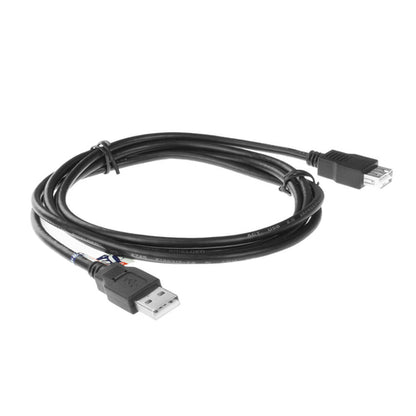ACT USB 2.0 verlengkabel A male - A female 1,8 meter, 1,8 m, USB A, USB A, USB 2.0, 0,48 Gbit/s, Zwart