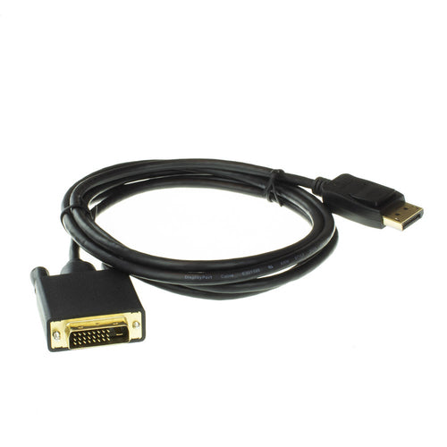 ACT DisplayPort naar DVI adapterkabel 1,8m, 1,8 m, DisplayPort, DVI, Mannelijk, Mannelijk, Recht