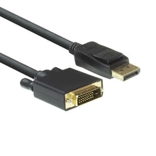 ACT DisplayPort naar DVI adapterkabel 1,8m, 1,8 m, DisplayPort, DVI, Mannelijk, Mannelijk, Recht