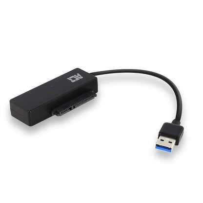 ACT USB 3.2 Gen1 naar 2,5/3,5 inch SATA Adapterkabel voor SSD/HDD, 2.5/3.5" SATA, USB A, 0,45 m, Zwart