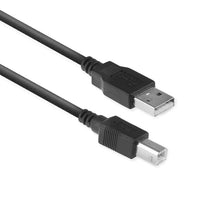 ACT USB 2.0 aansluitkabel A male - B male, 3 meter, 3 m, USB A, USB B, USB 2.0, 0,48 Gbit/s, Zwart