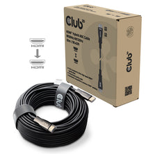 CLUB3D HDMIâ¢ Hybrid AOC Cable 8K60Hz/4K120Hz 30m / 98.42 ft, 30 m, HDMI Type A (Standaard), HDMI Type A (Standaard)