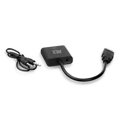 ACT 0,15 meter HDMI-A male naar VGA female adapter, met audio, 0,23 m, HDMI Type A (Standaard), VGA (D-Sub), Mannelijk, Vrouwelijk, Recht