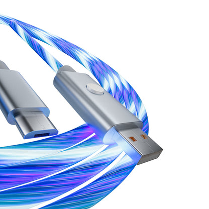 Oniverse ONICAB1-MICUSB2-WHT, 2 m, USB A, Micro-USB B, Blauw, Zilver