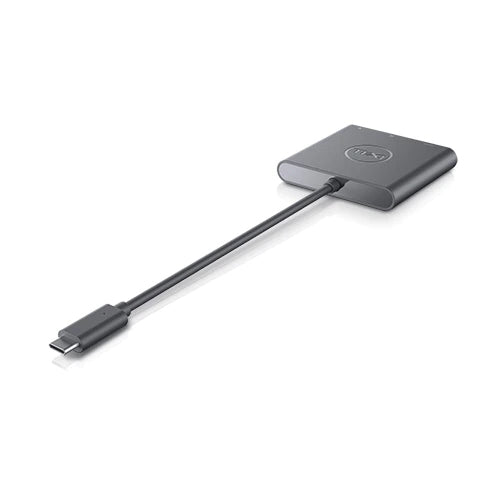 DELL adapter USB-C naar HDMI/DP met Power Pass-Through, Bedraad, USB 3.2 Gen 2 (3.1 Gen 2) Type-C, Zwart, 3840 x 2160 Pixels, Dell, 3840 x 2160 Pixels